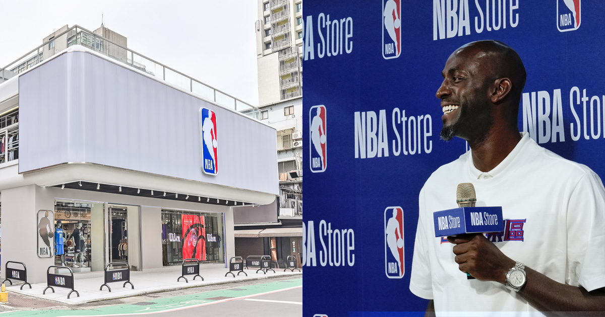 NBA STORE NBA FLAGSHIP STORE TAIPEI Kevin Garnett Bounce